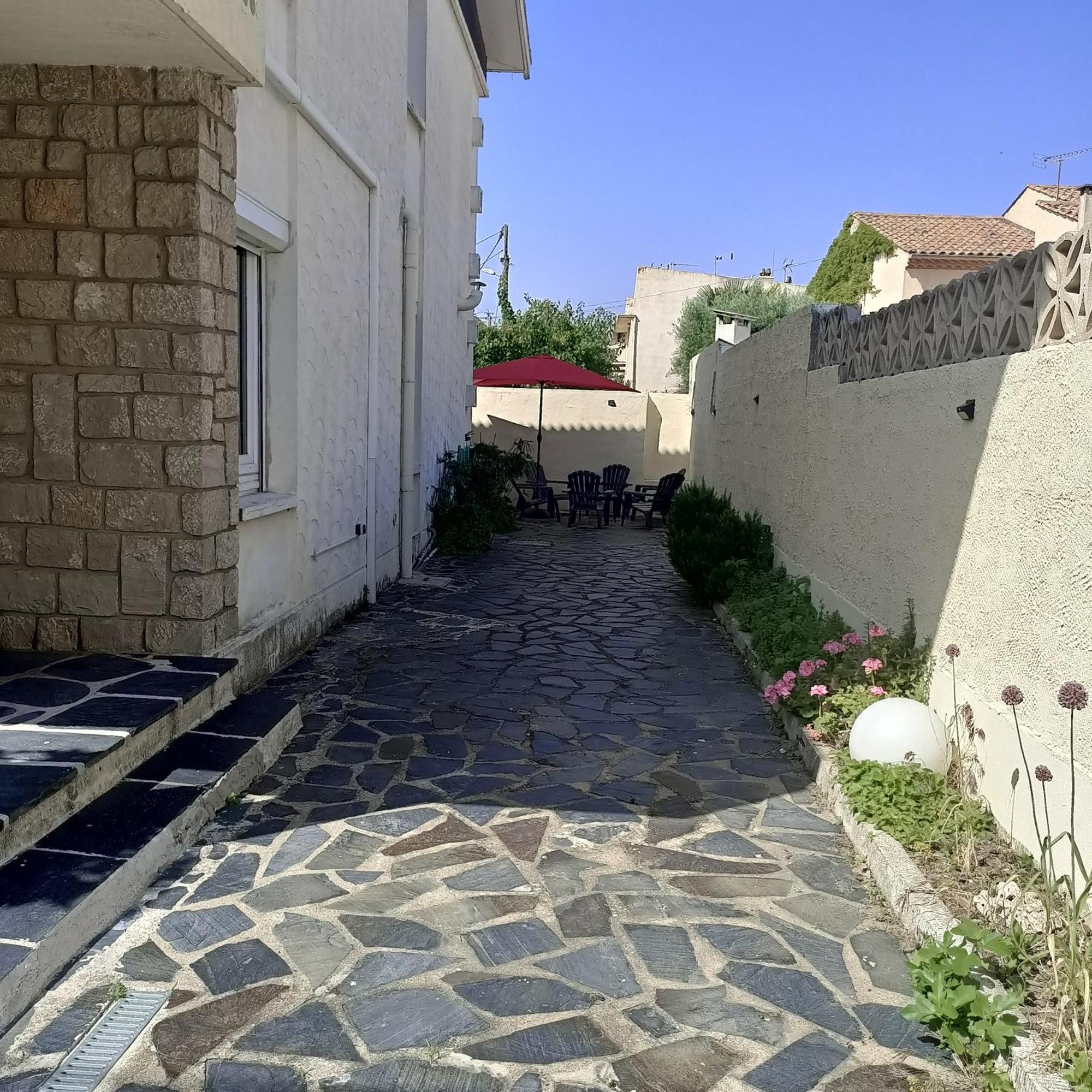 Location Bord De Mer, Villa De Vacances 6-8 Personnes - Jardin Valras-Plage Esterno foto