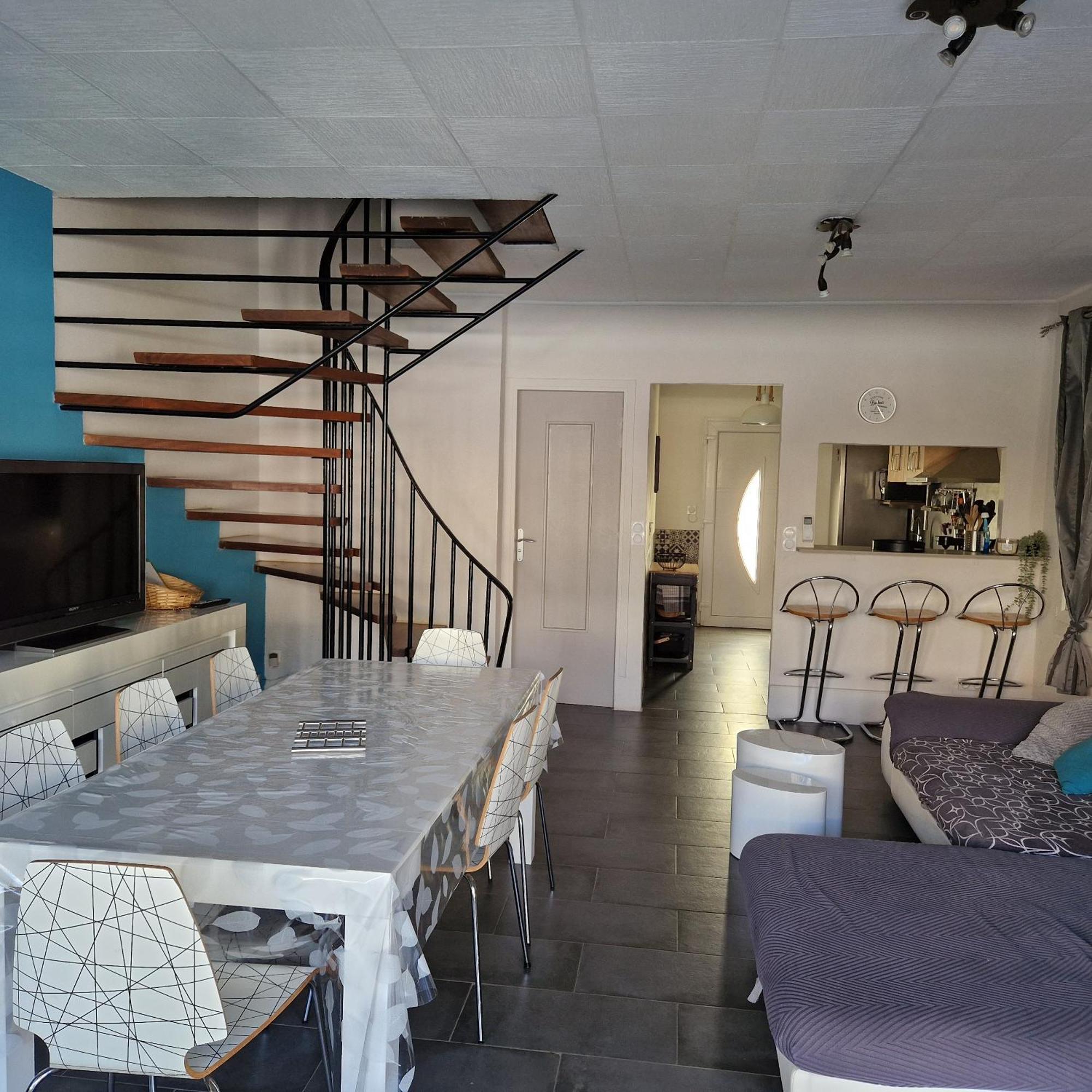Location Bord De Mer, Villa De Vacances 6-8 Personnes - Jardin Valras-Plage Esterno foto